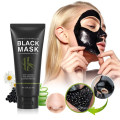 OEM Deep Cleansing Blackhead Peel Off Charcoal Face Mask mit 3-in-1 Blackhead Remover Mask mit Pinsel &amp; Teebaumserum